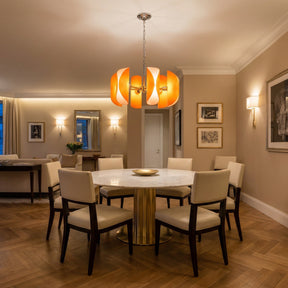 Pendant Light Fixtures Glass in chrome