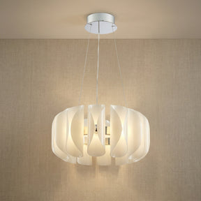 Detail of the handcrafted glass with chrome finish