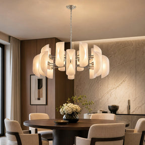 Glass Light Pendant in a dining room