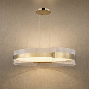 Yiosi Series Acrylic Pendant Light - 39" (Dia 1000mm)