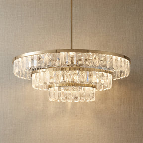 Yiosi Series Crystal Pendant Light Style B - 55" (Dia 1400mm)