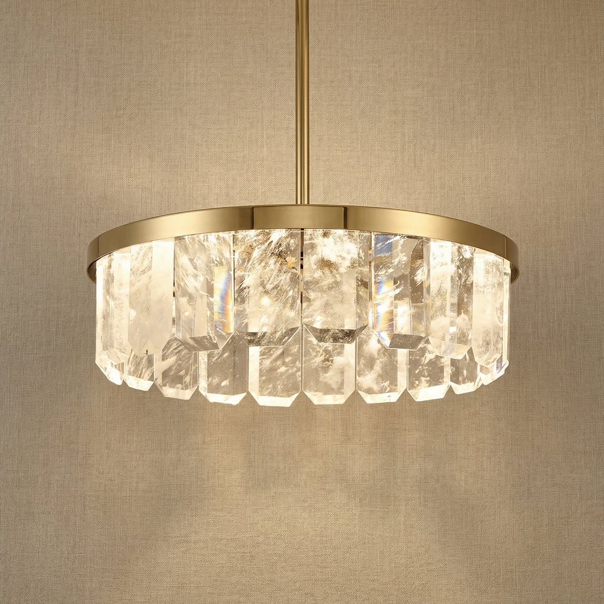 Yiosi Series Crystal Pendant Light Style B - 23" (Dia 590mm)
