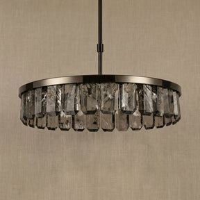 Yiosi Series Crystal Pendant Light Style B - dark