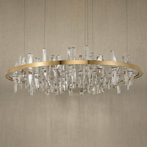 Yiosi Series Crystal Pendant Light Style D - dark