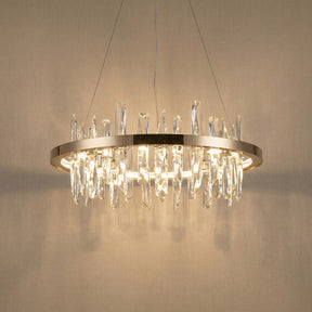 Yiosi Series Crystal Pendant Light Style D - 31" (Dia 800mm)