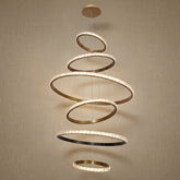 Yiosi Series Crystal Pendant Light Style J - 31" (Dia 800mm)