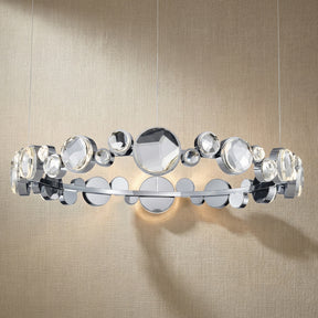 Yiosi Series Crystal Pendant Light Style K - 39" (Dia 1000mm)