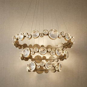 Yiosi Series Crystal Pendant Light Style K - 22" (Dia 560mm)