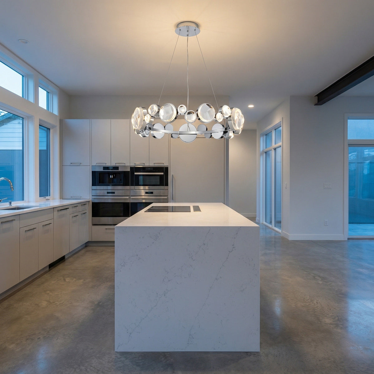 Yiosi Series Crystal Pendant Light Style K - scene-1