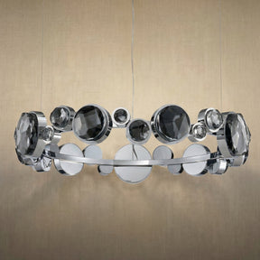 Yiosi Series Crystal Pendant Light Style K - dark