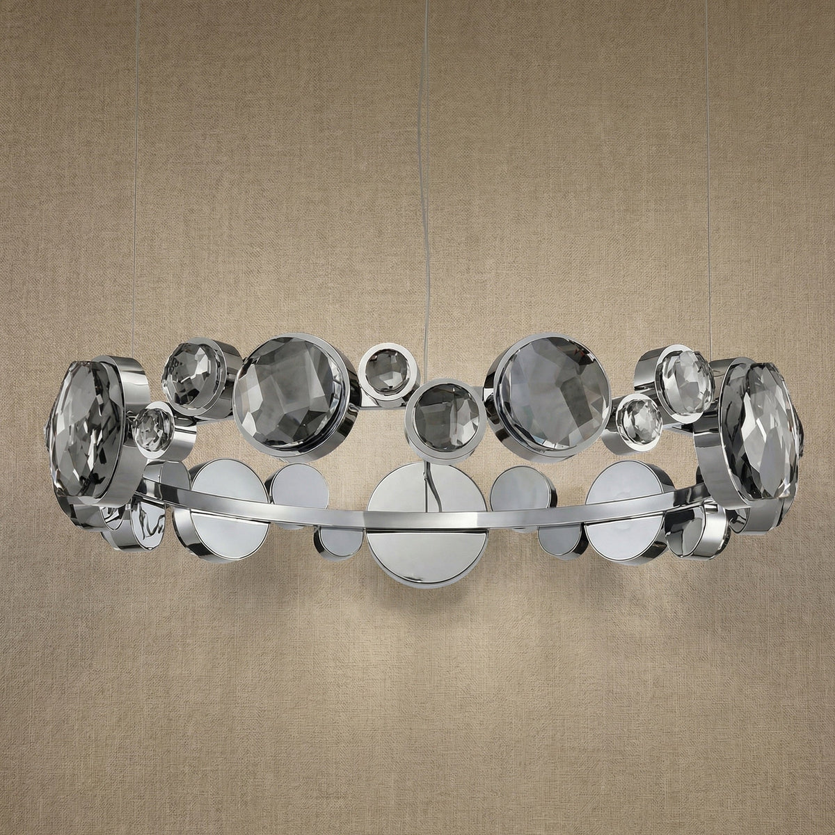 Yiosi Series Crystal Pendant Light Style K - dark