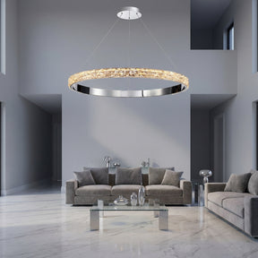 Yiosi Series Crystal Pendant Light Style L - scene-1