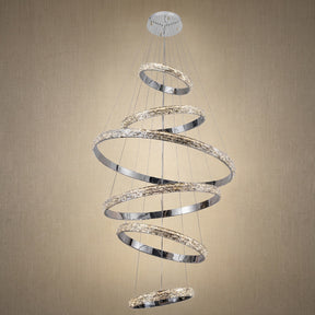 Yiosi Series Crystal Pendant Light Style L - 53" (Dia 1340mm)