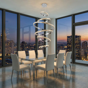 Yiosi Series Crystal Pendant Light Style L - scene-2