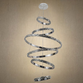 Yiosi Series Crystal Pendant Light Style L - dark