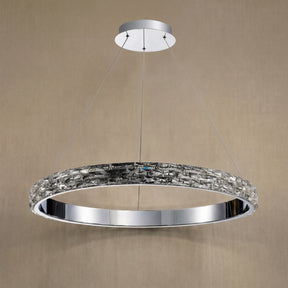 Yiosi Series Crystal Pendant Light Style L - dark