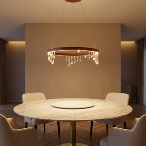 Yiosi Series Crystal Pendant Light Style M - scene-1