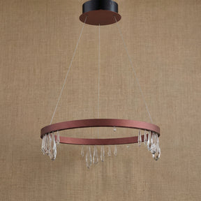Yiosi Series Crystal Pendant Light Style M - dark