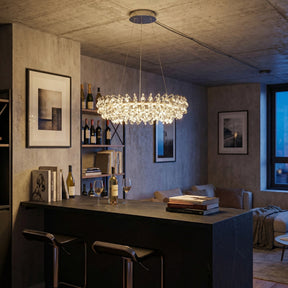 Yiosi Series Crystal Pendant Light Style N - scene-3