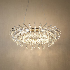 Yiosi Series Crystal Pendant Light Style N - 25" (Dia 630mm)