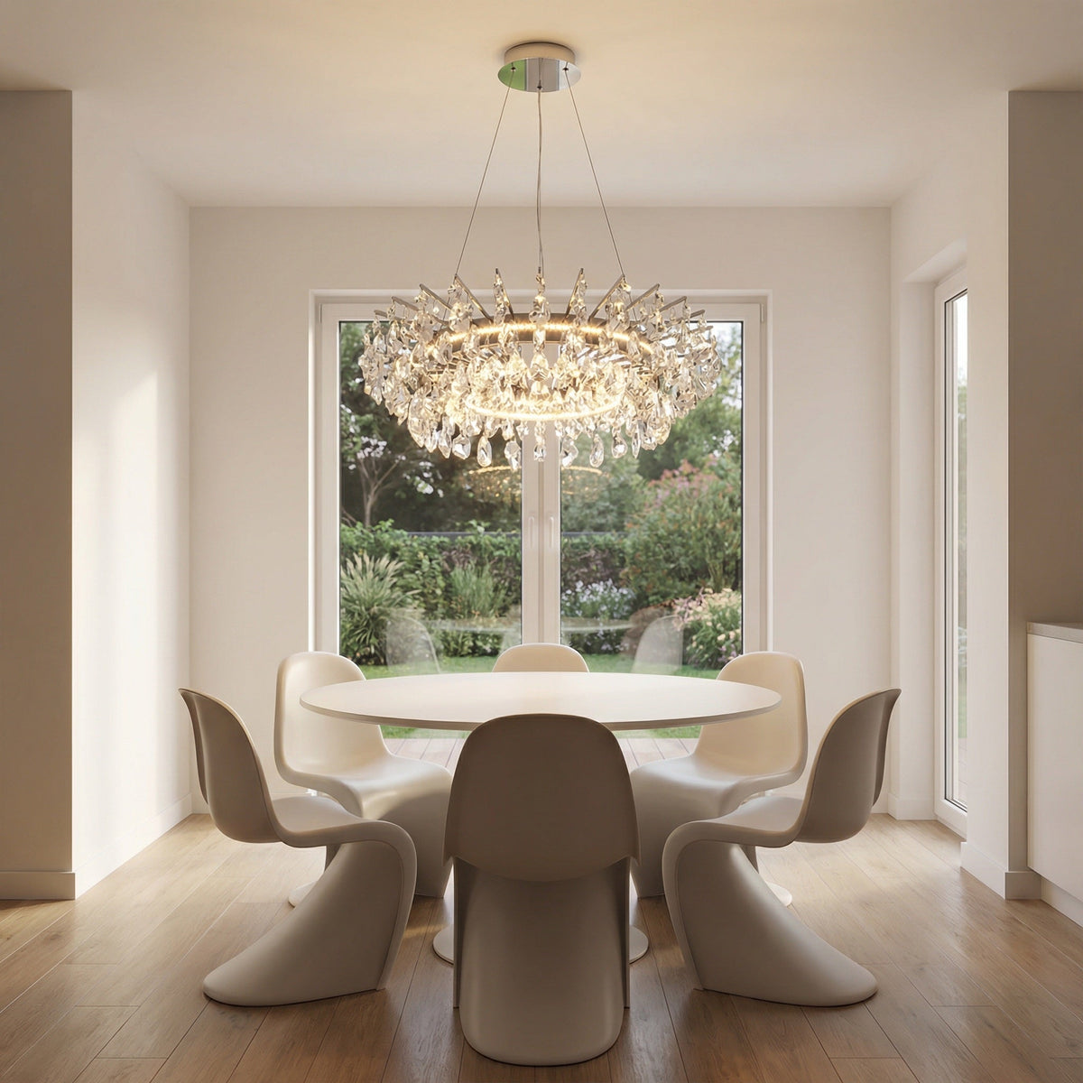 Yiosi Series Crystal Pendant Light Style N - scene-2