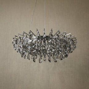 Yiosi Series Crystal Pendant Light Style N - dark