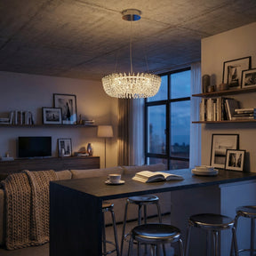 Yiosi Series Crystal Pendant Light Style O - scene-3