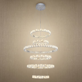 Yiosi Series Crystal Pendant Light Style S - 22" (Dia 570mm)