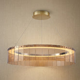 Yiosi Series Glass Pendant Light 39" Style A - 39" (Dia 1000mm)