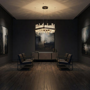 Yiosi Series Glass Pendant Light Style L - scene-1