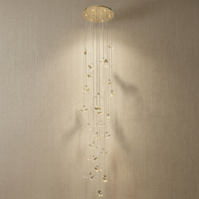 Yiosi Series Grand Cascading Glass Pendant Light Style A - 24" (Dia 600mm)