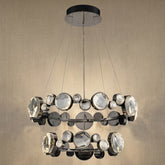 Yiosi Series Nested Crystal Pendant Light Style C - 22" (Dia 560mm)