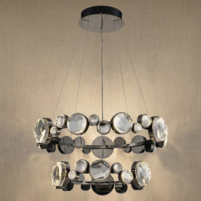 Yiosi Series Nested Crystal Pendant Light Style C - 22" (Dia 560mm)