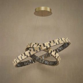 Yiosi Series Nested Crystal Pendant Light Style H - dark