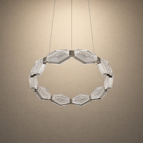 Foyer Chandelier Contemporary in a living room