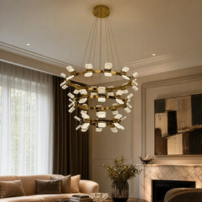 Foyer Chandelier Contemporary in a dining room
