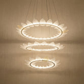 Foyer Large Chandelier in champagne gold