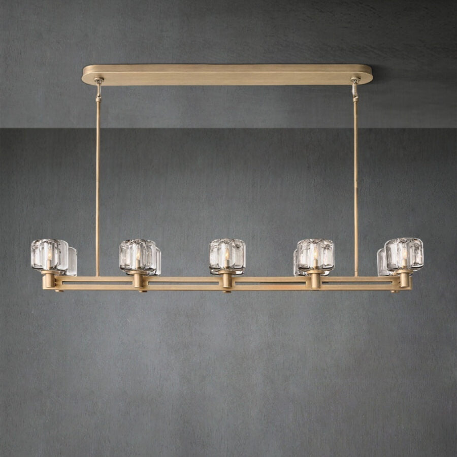 Zachary Double Linear Chandelier 54”