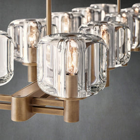 Zachary Double Linear Chandelier 54”