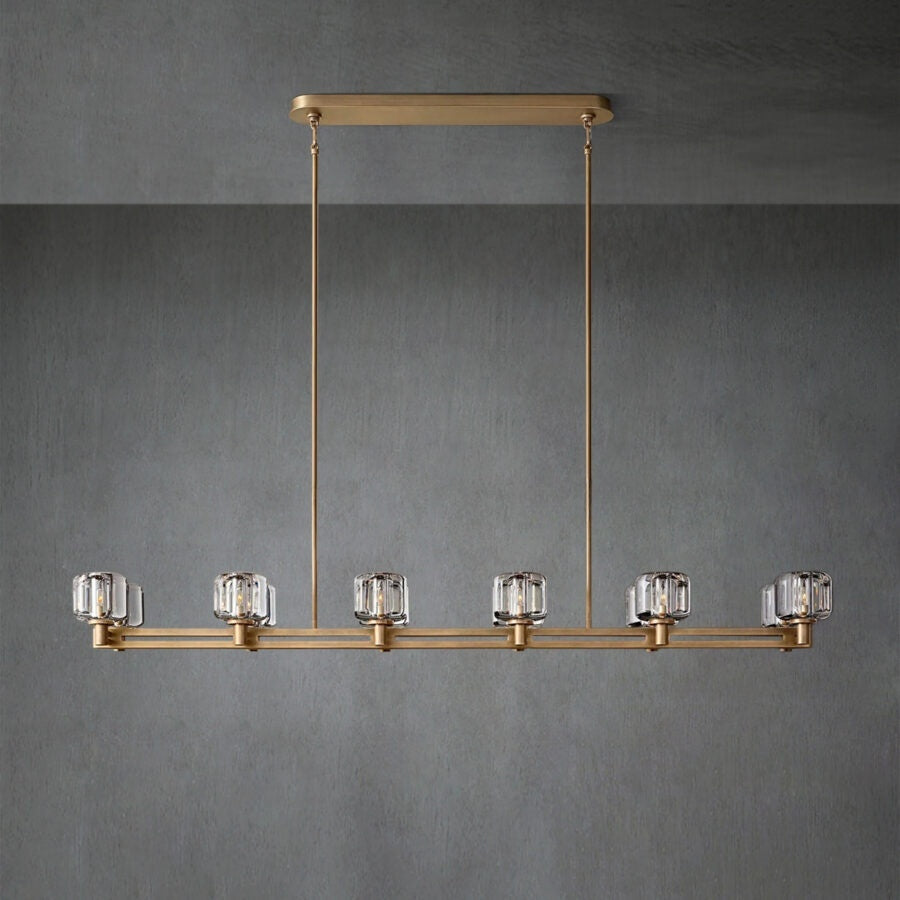 Zachary Double Linear Chandelier 72”