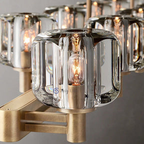 Zachary Double Linear Chandelier 72”