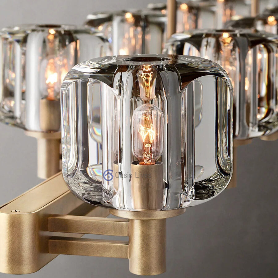 Zachary Double Linear Chandelier 72”