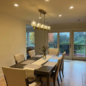 Zachary K9 Crystal Linear Chandelier 54" 72"