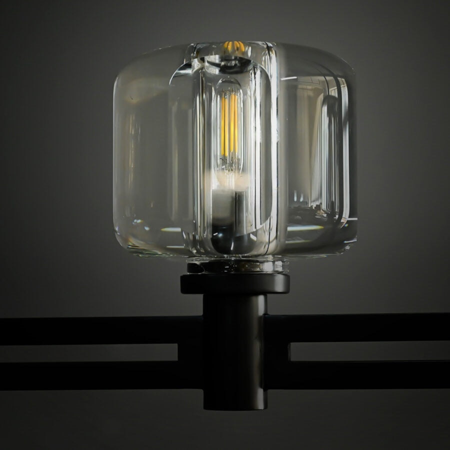 Zachary K9 Crystal Linear Chandelier 54" 72"