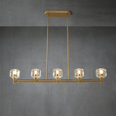 Zachary K9 Crystal Linear Chandelier 54" 72"