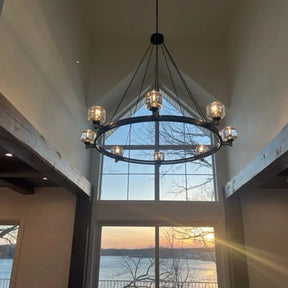 Zachary K9 Crystal Round Chandelier 36" 48" 60"