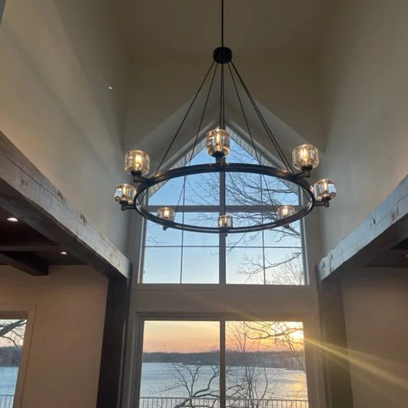 Zachary K9 Crystal Round Chandelier 36" 48" 60"