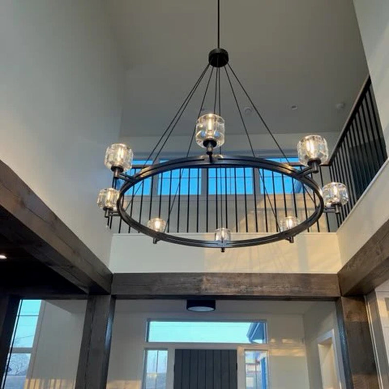 Zachary K9 Crystal Round Chandelier 36" 48" 60"