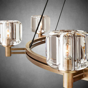 Zachary K9 Crystal Round Chandelier 36" 48" 60"