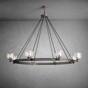Zachary K9 Crystal Round Chandelier 36" 48" 60"